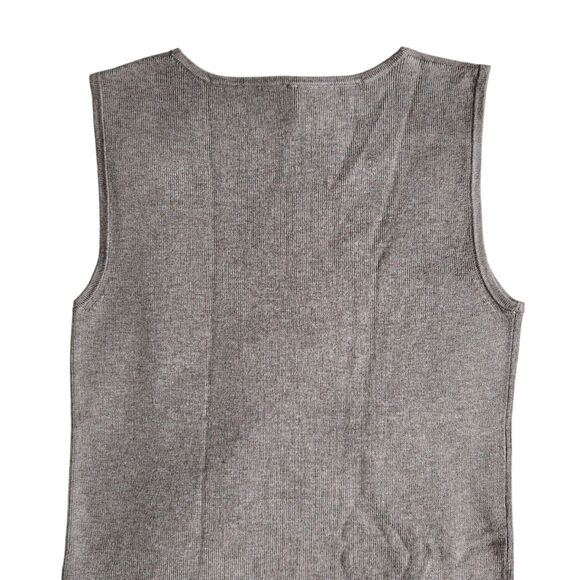 Leo & Nicole Ash Heather Round Neck Sleeveless Tank Top sz PS - Picture 4 of 10